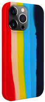 Панель Evelatus Silicone case Multi-Colored для Apple iPhone 14 Pro Rainbow (4752192063351) - зображення 1