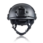 Каска Шлем тактический "FAST" Баллистический уровень защиты NIJ IIIA. Кевларовый Черный. - изображение 6