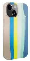 Etui plecki Evelatus Silicone Case Multi-Colored do Apple iPhone 15 Plus Blue/Pink (4752192068424) - obraz 1