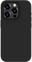 Etui plecki Evelatus Magsafe Soft Touch Silicone Case do Apple iPhone 15 Pro Premium Black (4752192066703) - obraz 1