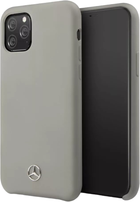 Панель Mercedes-Benz Liquid Silicone Case для Apple iPhone 11 Pro Grey (3700740459874) - зображення 1