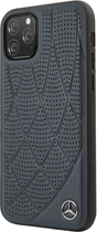 Панель Mercedes-Benz Quilted Genyine Leather для Apple iPhone 11 Pro Blue (3700740460207) - зображення 1