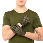 Рукавиці тактичні з закритими пальцями Military Rangers BC-8799 M Оликовий - зображення 4