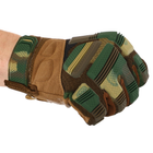 Перчатки тактические с закрытыми пальцами Military Rangers BC-8799 XL Камуфляж Woodland - изображение 2