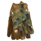 Перчатки тактические с закрытыми пальцами Military Rangers BC-9875 2XL Камуфляж Multicam - изображение 2