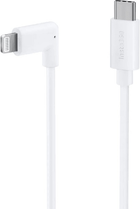 Kabel kątowy Insta 360 USB Type-C - Apple Lightning M/M 0.18 m White (CINSBBBB) - obraz 1
