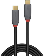 Kabel Lindy USB Type-C - USB Type-C M/M 0.5 m Gray (4002888369008) - obraz 1