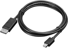 Kabel Lenovo mini-DisplayPort - DisplayPort M/M 2 m Black (0B47091) - obraz 1