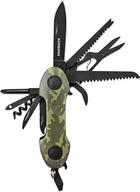 Брелок-мультиинструмент Munkees Pocket Knife Camo Green (2579-GR)