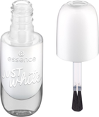Lakier do paznokci Essence Cosmetics Gel Nail Colour 33 Just White 8 ml (4059729349040) - obraz 2