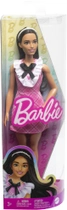 Lalka Barbie Fashionistas w rozowej kraciastej sukience z żabotem (194735094233) - obraz 6