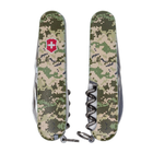 Ніж Victorinox Spartan Army 91 мм Піксель + Лого (1.3603.3_W3941p) - зображення 1