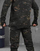 Тактический летний костюм 3в1 штаны+убакс+куртка 3XL черный мультикам (87107) - изображение 5