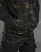 Тактичний літній костюм 3в1 штани+убакс+куртка 3XL чорний мультикам (87107) - зображення 7