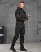 Тактичний літній костюм 3в1 штани+убакс+куртка 3XL чорний мультикам (87107) - зображення 10