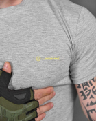 Тактическая мужская футболка Logos-Tac 3XL серая (86908) - изображение 4