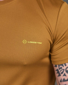 Тактична чоловіча футболка потовідвідна Logos-Tac M койот (86913) - зображення 4