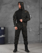 Тактический летний костюм 3в1 штаны+убакс+куртка 2XL черный мультикам (87107) - изображение 1