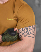 Тактическая мужская потоотводящая футболка Logos-Tac 2XL койот (86913) - изображение 3