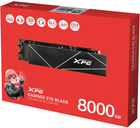 SSD dysk Adata XPG Gammix S70 Blade 8TB M.2 PCI Express 4.0 x4 3D NAND TLC (AGAMMIXS70B-8000G-CS) - obraz 6
