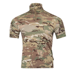 Тактическая рубашка Vik-tailor Убакс с коротким рукавом Мультикам, 46 - изображение 2