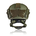 Кевларовый шлем "SEASTEAN BUSCH" WENDY каска улучшенная. Олива. Баллистический NIJ IIIA. - изображение 10