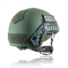 Кевларовый шлем "TOR-D-VN" WENDY каска улучшенная. Олива. Баллистический NIJ IIIA. - изображение 4