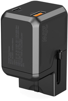 Ładowarka sieciowa Choetech Universal PD6038 USB Type-C - USB-A Black (6932112106186) - obraz 3
