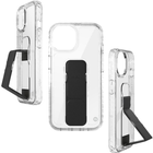 Etui plecki CLCKR Stand and Grip Case 54502 do Apple iPhone 15 Transparent/Black (4251993301452) - obraz 4