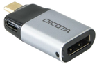 Adapter Dicota USB Type-C - DisplayPort Silver (7640239421233) - obraz 2