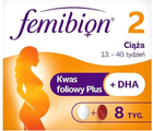 Kompleks witamin i minerałów Procter & Gamble Femibion 2 Pregnancy 56 tabs + 56 caps (5907589874709)