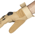 Перчатки полнопалые с косточками Oakley Койот, L - изображение 3