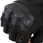 Перчатки беспалые Outdoor Tactics с защитой Black, XL - изображение 4