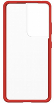 Etui plecki Otterbox React do Samsung Galaxy S21 Ultra Transparent/Red (840104242629)