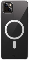 Etui plecki Xqisit Flex Case MagSafe do Apple iPhone 15 Plus Transparent (4029948227665) - obraz 1
