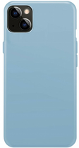 Etui plecki Xqisit Silicone Case do Apple iPhone 14 Plus Blue Fog (4029948220291) - obraz 1