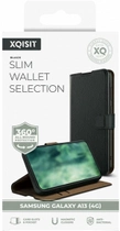 Etui z klapką Xqisit Slim Wallet Selection do Samsung Galaxy A13 Black (4029948220611) - obraz 7