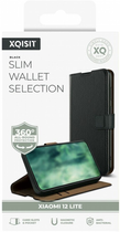 Etui z klapką Xqisit Slim Wallet Selection do Xiaomi 12 Lite Black (4029948220536) - obraz 5
