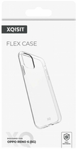 Etui plecki Xqisit Flex Case do Oppo Reno 6 Clear (4029948207414) - obraz 3