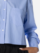 Koszula damska bawełniana Olaf WMN W140303 S Niebieska (8720104767877) - obraz 4