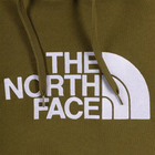 Bluza męska z kapturem z nadrukiem The North Face Drew Peak NF00AHJYPIB L Oliwkowa (196575387988) - obraz 5