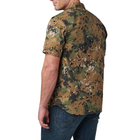 Сорочка тактична 5.11 Tactical Wyatt Print Short Sleeve Shirt Sage Green Canopy Camo XL (71231-1095) - изображение 3
