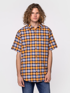 Koszula męska bawełniana Lee Cooper WALTER2-9107 S Pomarańczowa (5904347389772) - obraz 1
