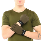 Перчатки тактические с закрытыми пальцами S.11 BC-0527 XL Оливковый - изображение 5