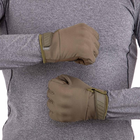Перчатки тактические с закрытыми пальцами Military Rangers BC-9878 M Оливковый - изображение 4