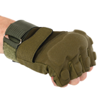 Перчатки тактические с открытыми пальцами SP-Sport BC-8811 M Оливковый - изображение 2