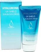 Krem przeciwsłoneczny FarmStay Hyaluronic Uv Shield Sun Block Cream SPF50+ PA+++ z kwasem hialuronowym 70 g (8809426958153) - obraz 1