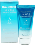 Сонцезахисний крем FarmStay Hyaluronic Uv Shield Sun Block Cream SPF50+ PA+++ з гіалуроновою кислотою 70 г (8809426958153) - зображення 1