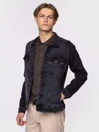 Куртка джинсова чоловіча Lee Cooper MAURO-1223 M Чорна (5904347386351) - зображення 4