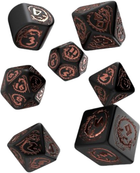 Набір кубиків Q-Workshop Dragons: Чорна мідь 7 шт (5907699496280) - зображення 1